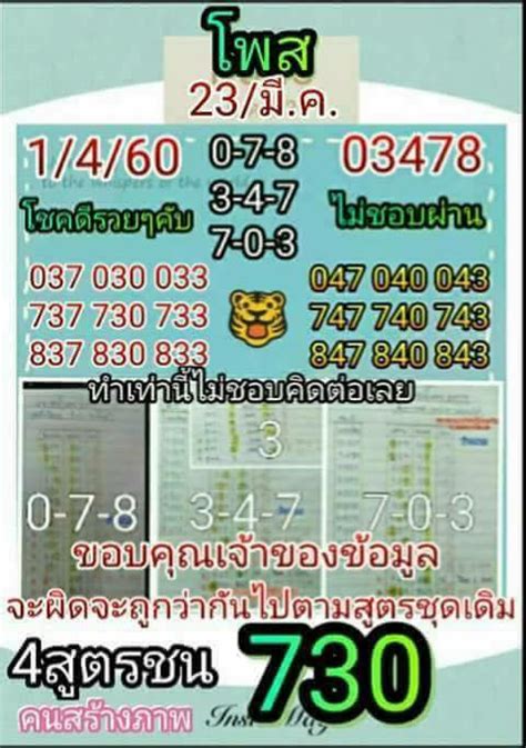 Thailand Lottery Tips for Lucky Numbers .
